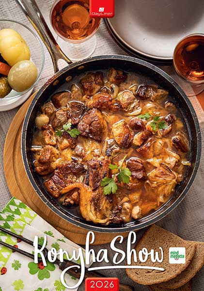 Napt�r 2026: Konyha show napt�r