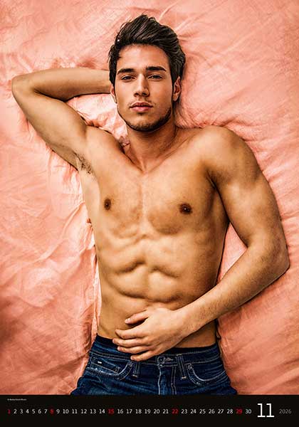 Sexy Boys falinapt�r, aktnapt�r, erotikus napt�r