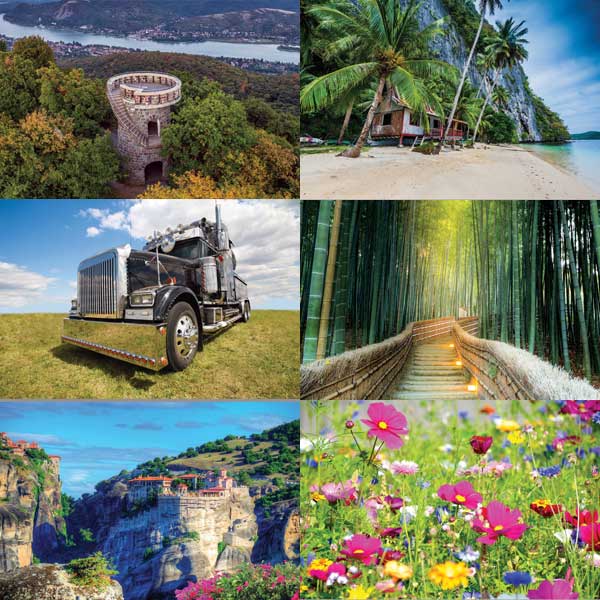 6061 Egyrészes speditőrök speditőr naptár színes fejlécek