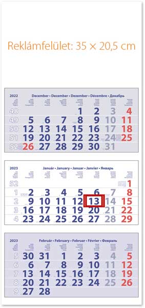 Speditőr naptár Club Medium