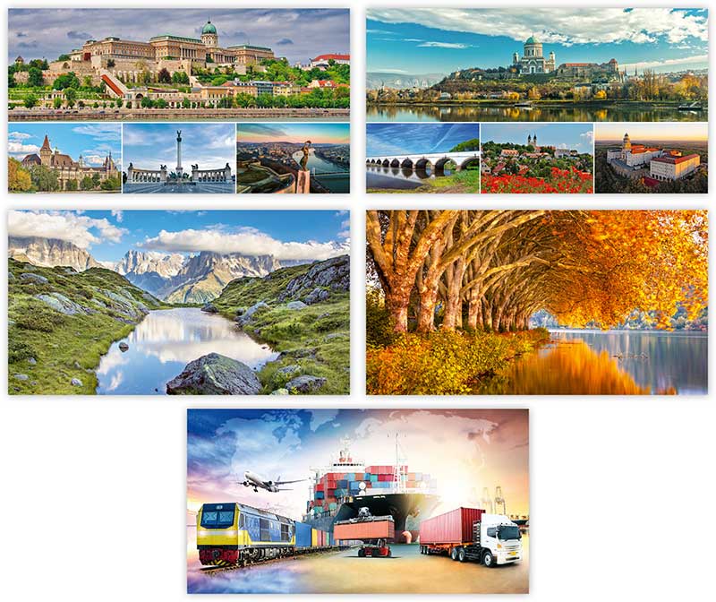 SP-1PRCA- és SP-1PRCU- Primus Speditőr naptár színes fejlécek